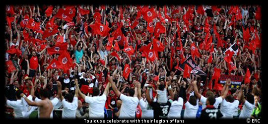 Toulouse celebrate with their legion of fans as the Heineken Cup season reaches a superb climax